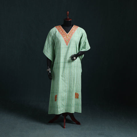 Kashmiri Aari Hand Embroidered Cotton Kaftan (Long) 38