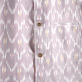 Pochampally Ikat Cotton Men Nehru Jacket 08
