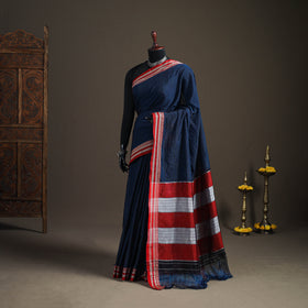 Mercerised Cotton Silk Plain Saree with Blouse Piece 43