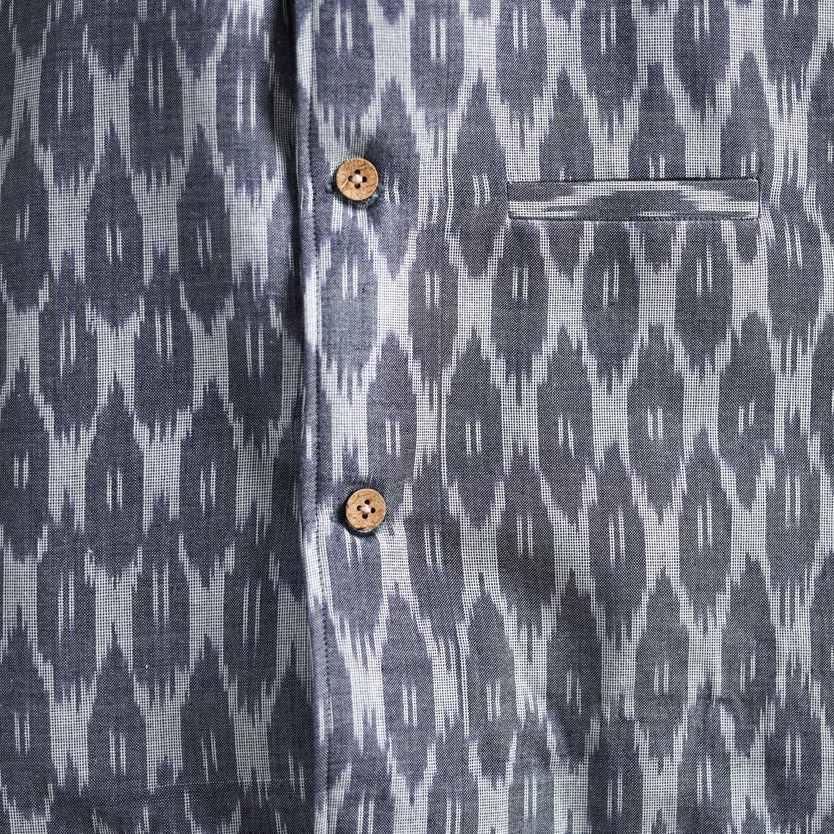 Pochampally Ikat Cotton Men Nehru Jacket 09