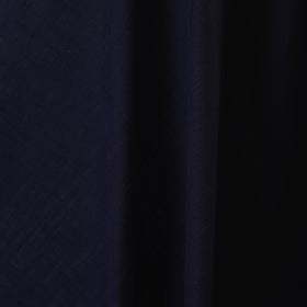 Blue - slub cotton plain fabric 08 - handcrafted