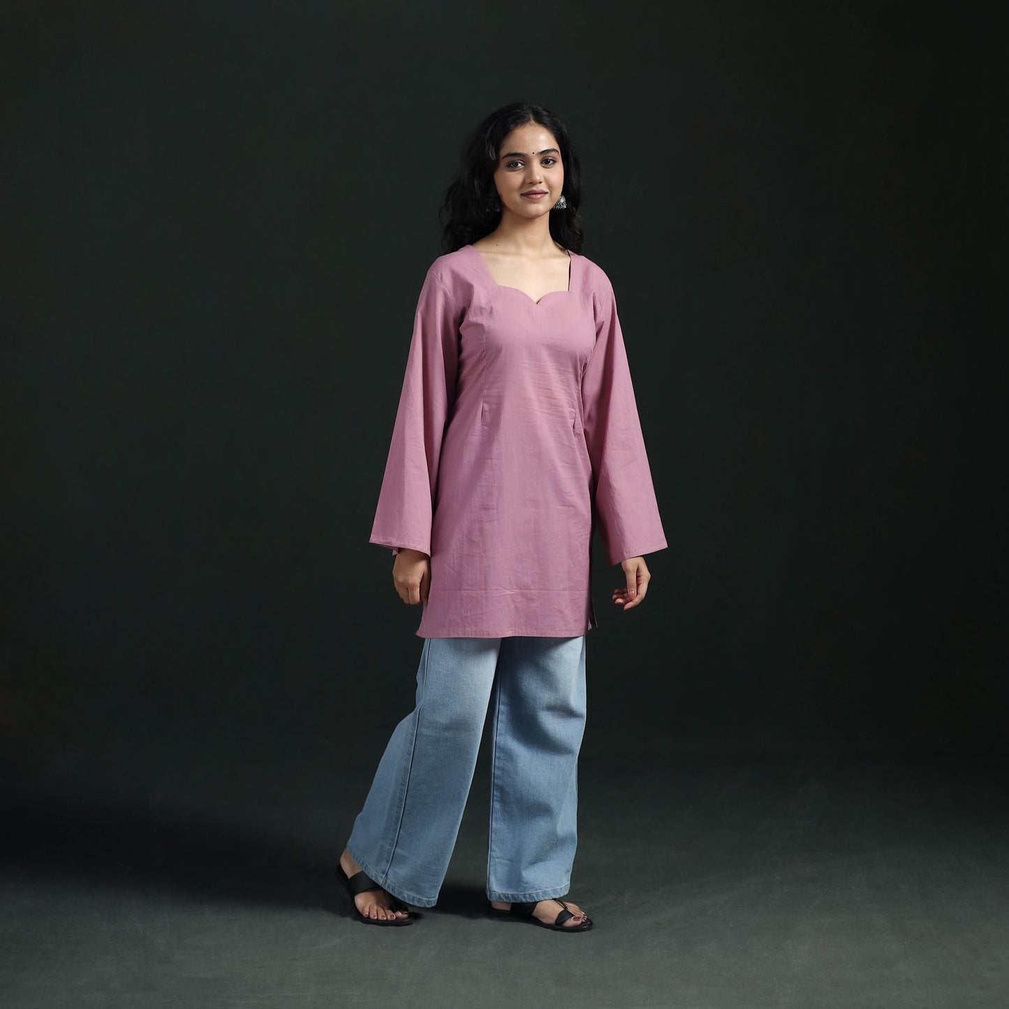 Plain Cotton Short Kurta for Women 21