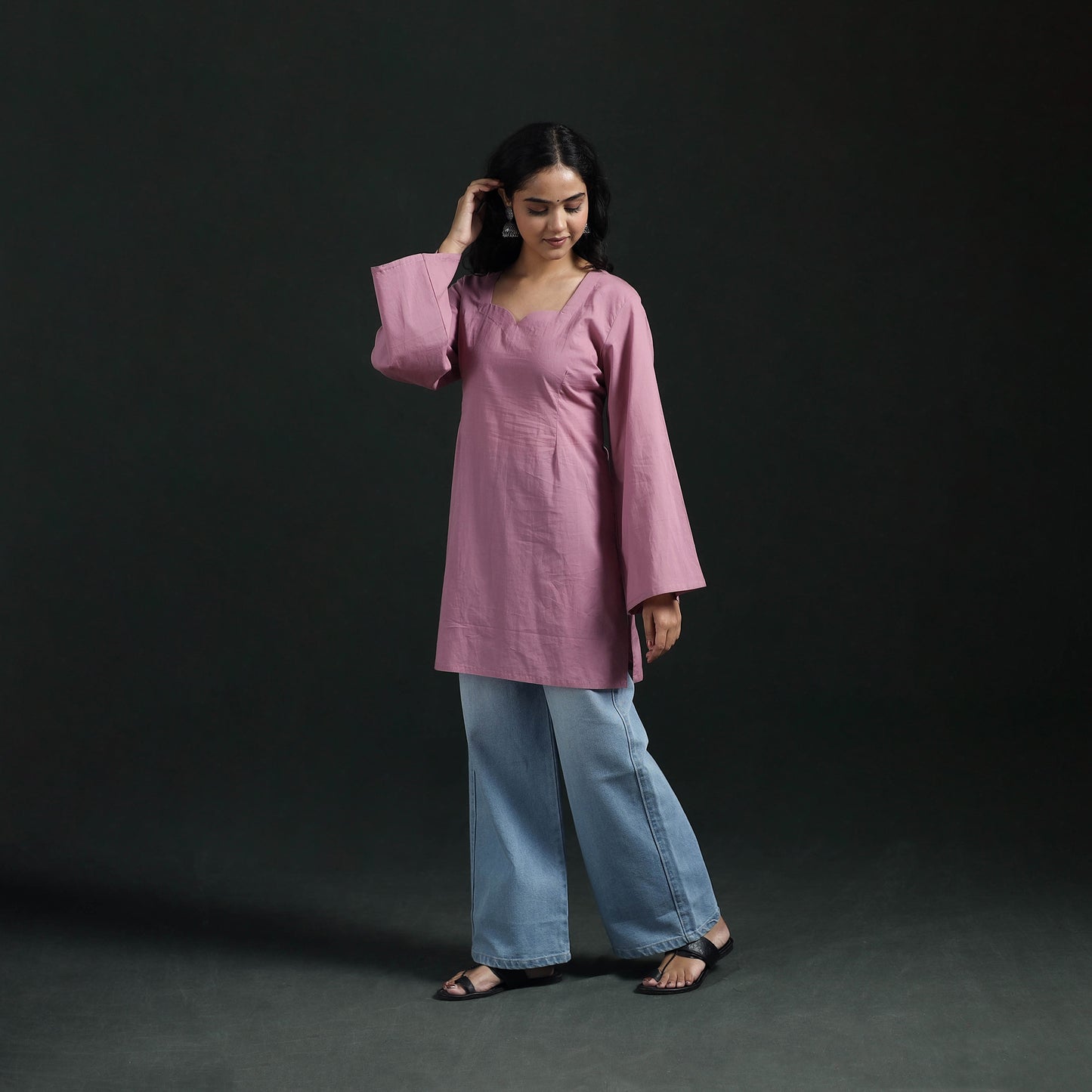 Plain Cotton Short Kurta for Women 21