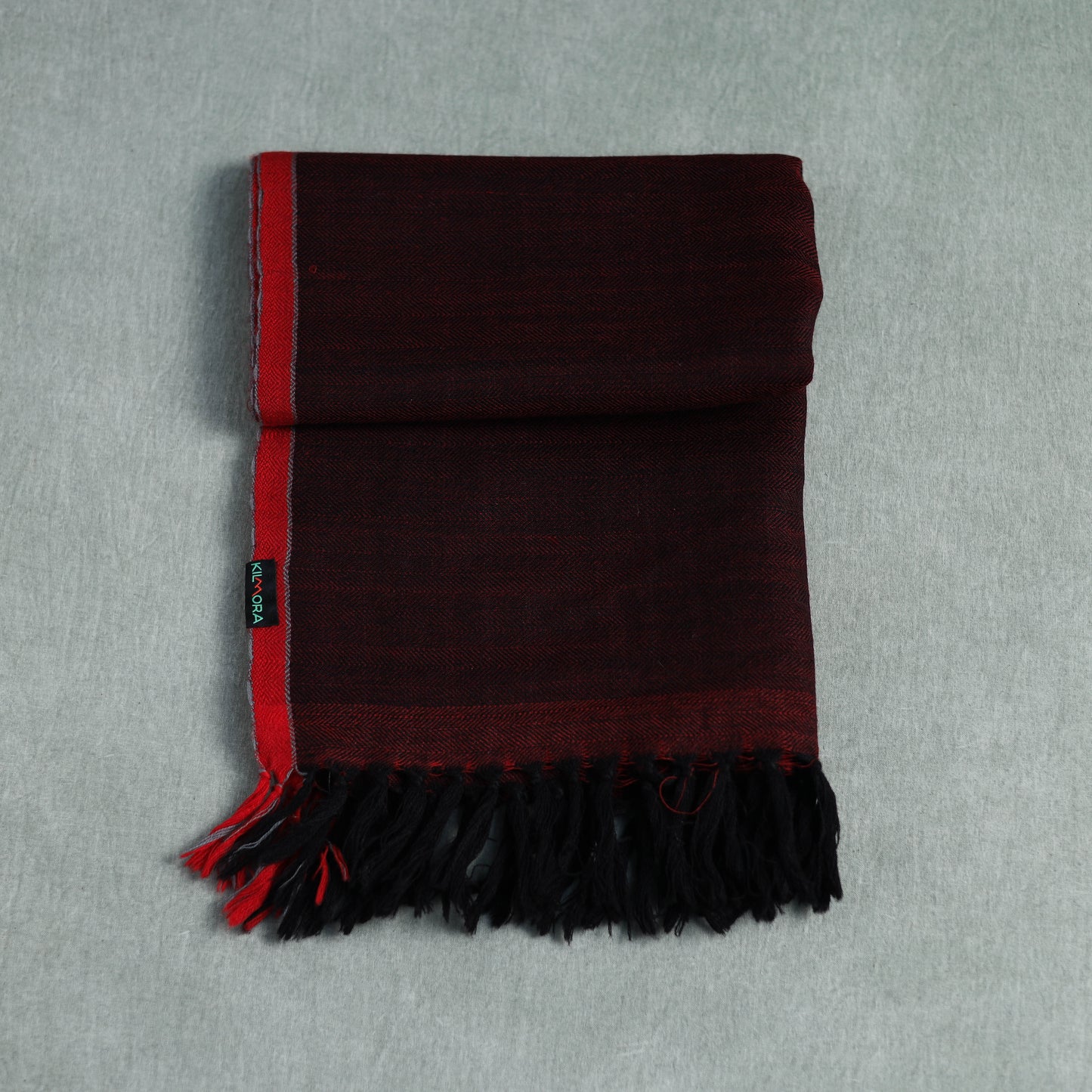 Kumaun Handwoven Pure Merino Wool Stole 53
