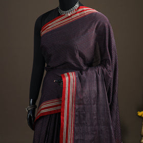 Mercerised Cotton Silk Plain Saree with Blouse Piece 44