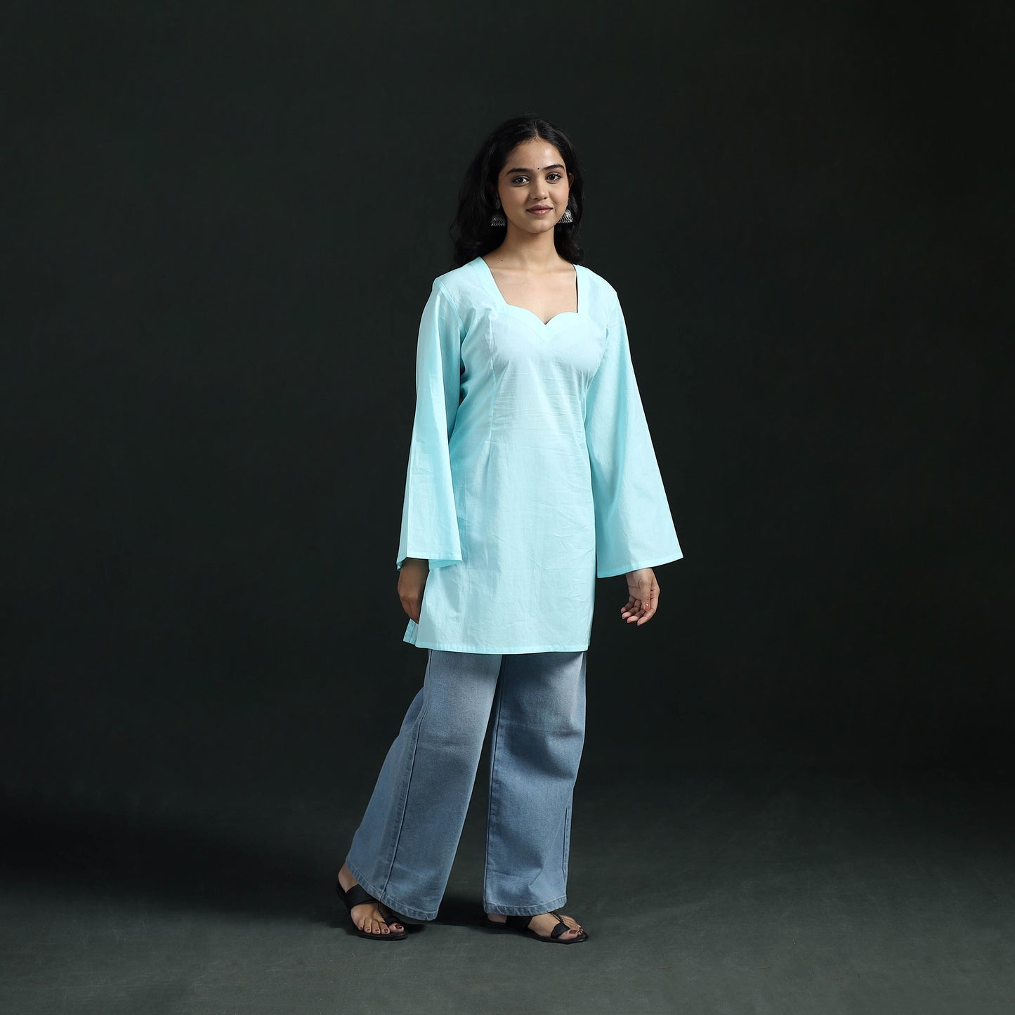 Plain Cotton Short Kurta for Women 22