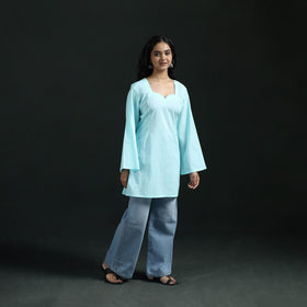 Plain Cotton Short Kurta for Women 22