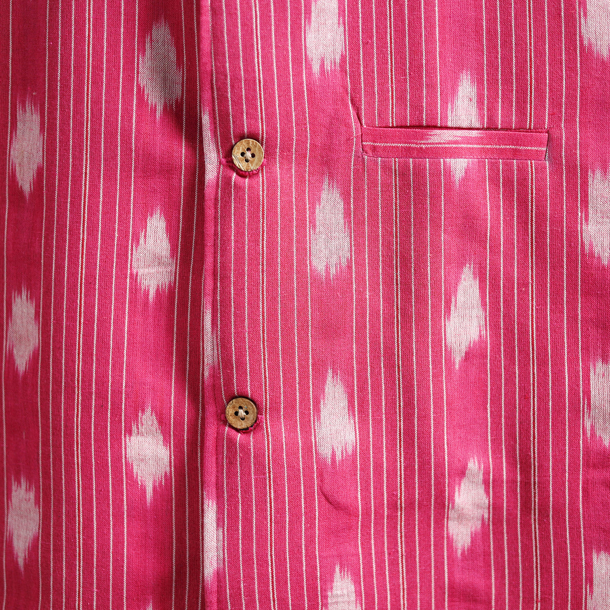 Pochampally Ikat Cotton Men Nehru Jacket 11