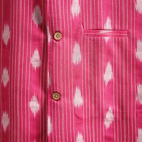 Pochampally Ikat Cotton Men Nehru Jacket 11
