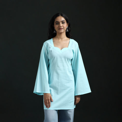 Plain Cotton Short Kurta for Women 22