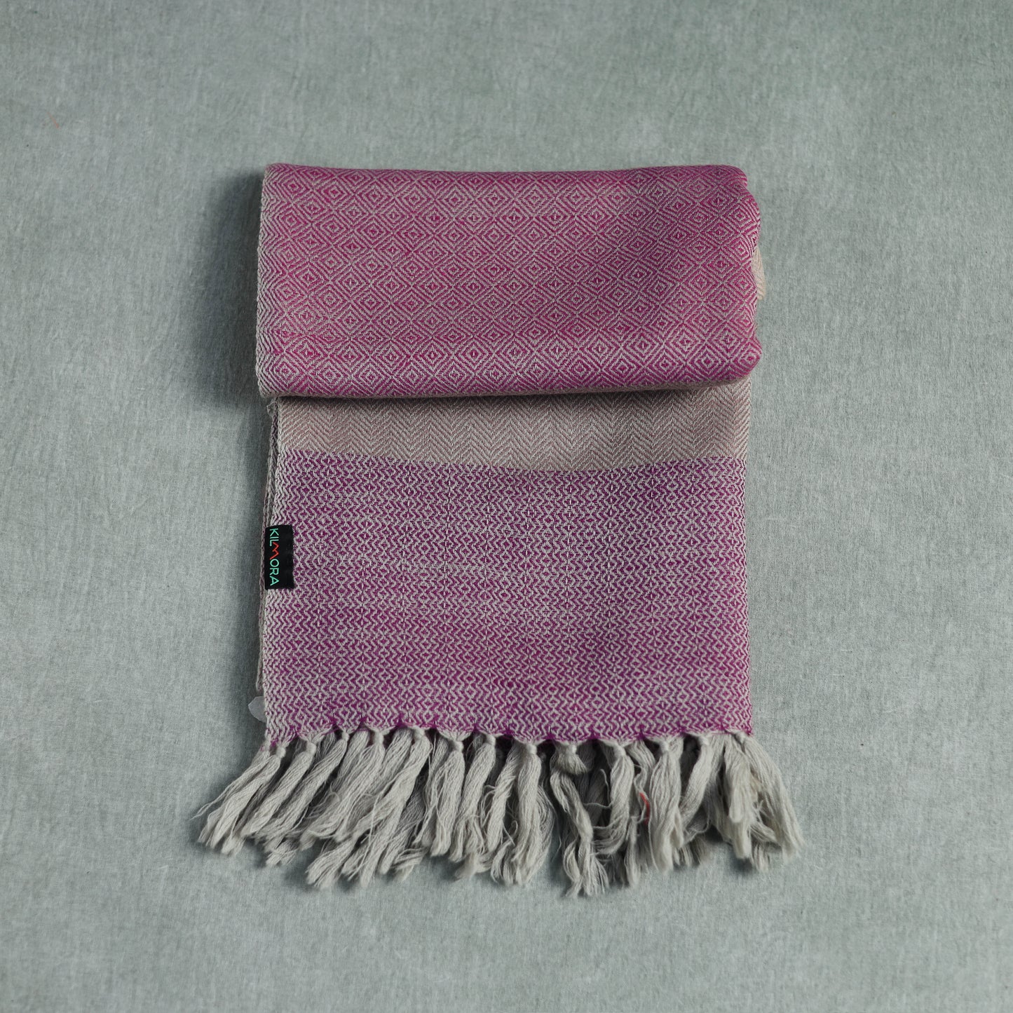 Kumaun Handwoven Pure Merino Wool Stole 45