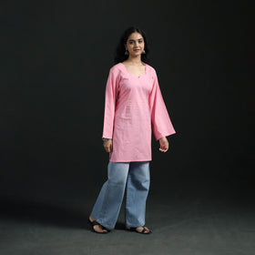 Plain Cotton Short Kurta for Women 23