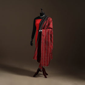 Multicolor - Bengal Hand Embroidery Patchwork Reversible Silk Kantha Dupatta 98