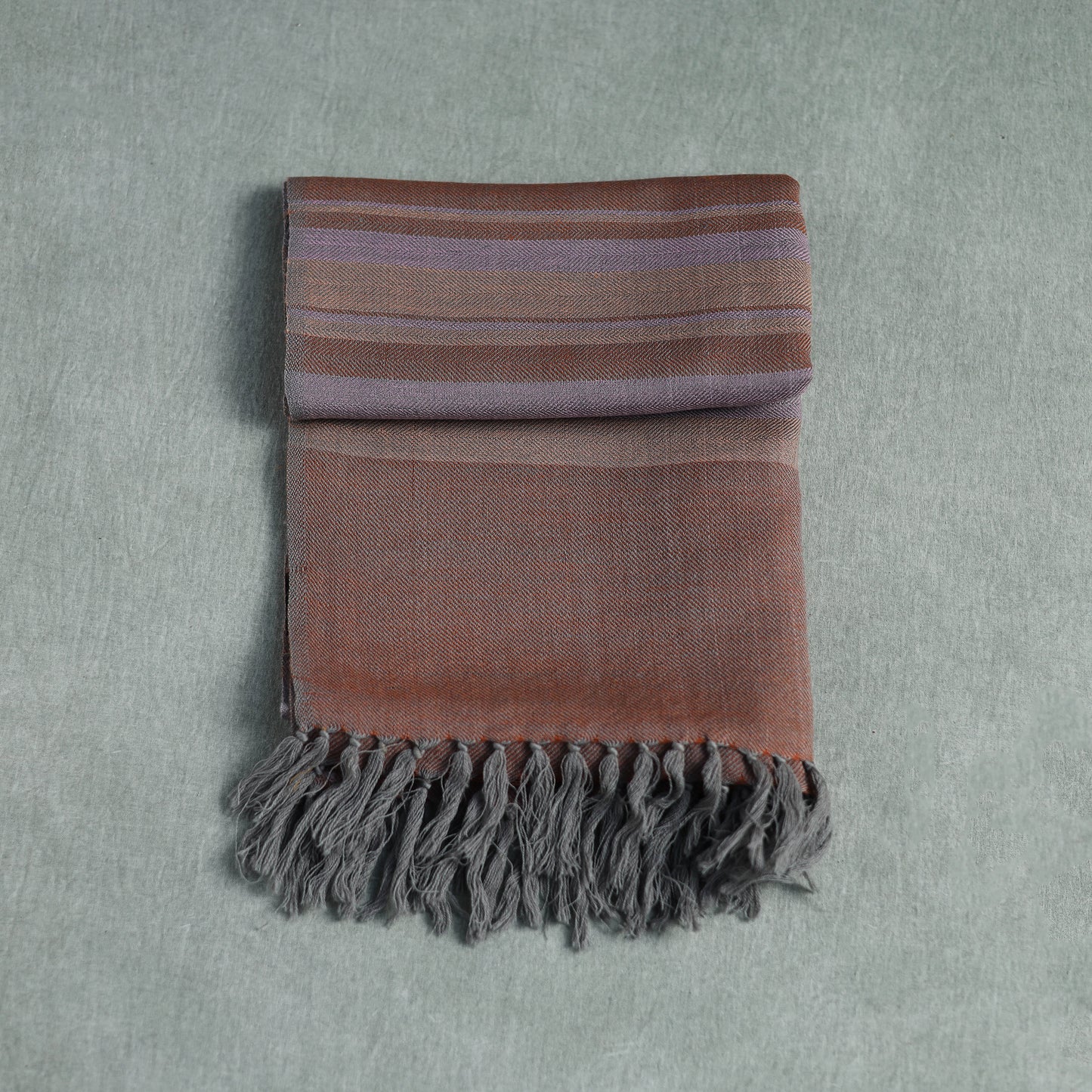 Kumaun Handwoven Pure Merino Wool Stole 44