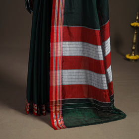Mercerised Cotton Silk Plain Saree with Blouse Piece 46