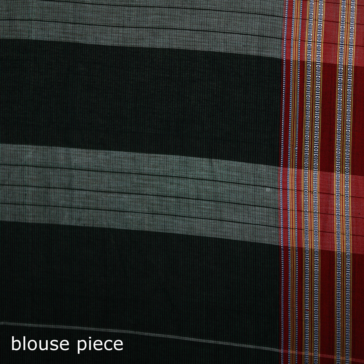 Mercerised Cotton Silk Plain Saree with Blouse Piece 46