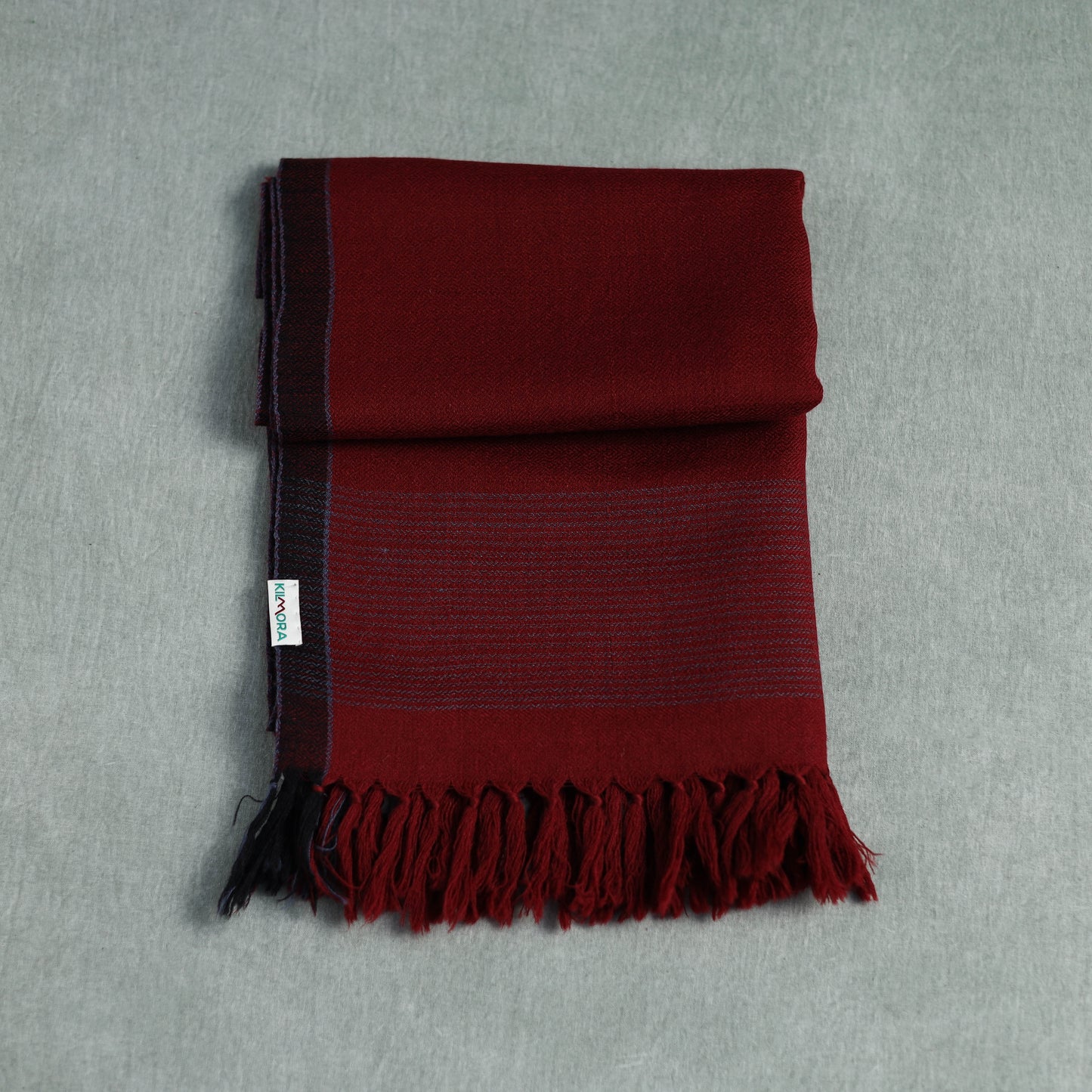 Kumaun Handwoven Pure Merino Wool Stole 40