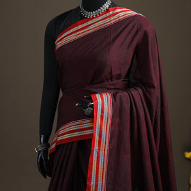 Mercerised Cotton Silk Plain Saree with Blouse Piece 47
