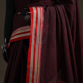 Mercerised Cotton Silk Plain Saree with Blouse Piece 47
