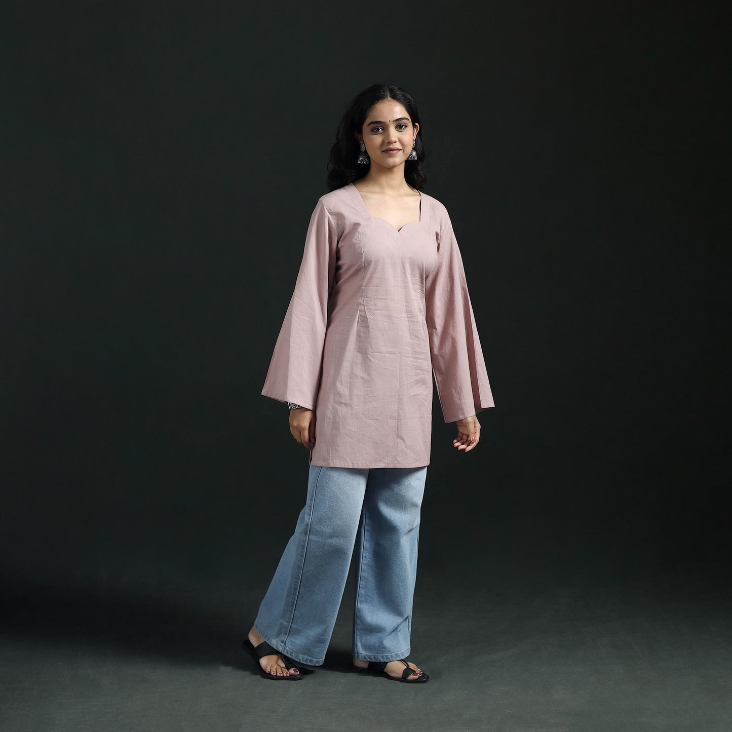 Plain Cotton Short Kurta for Women 24