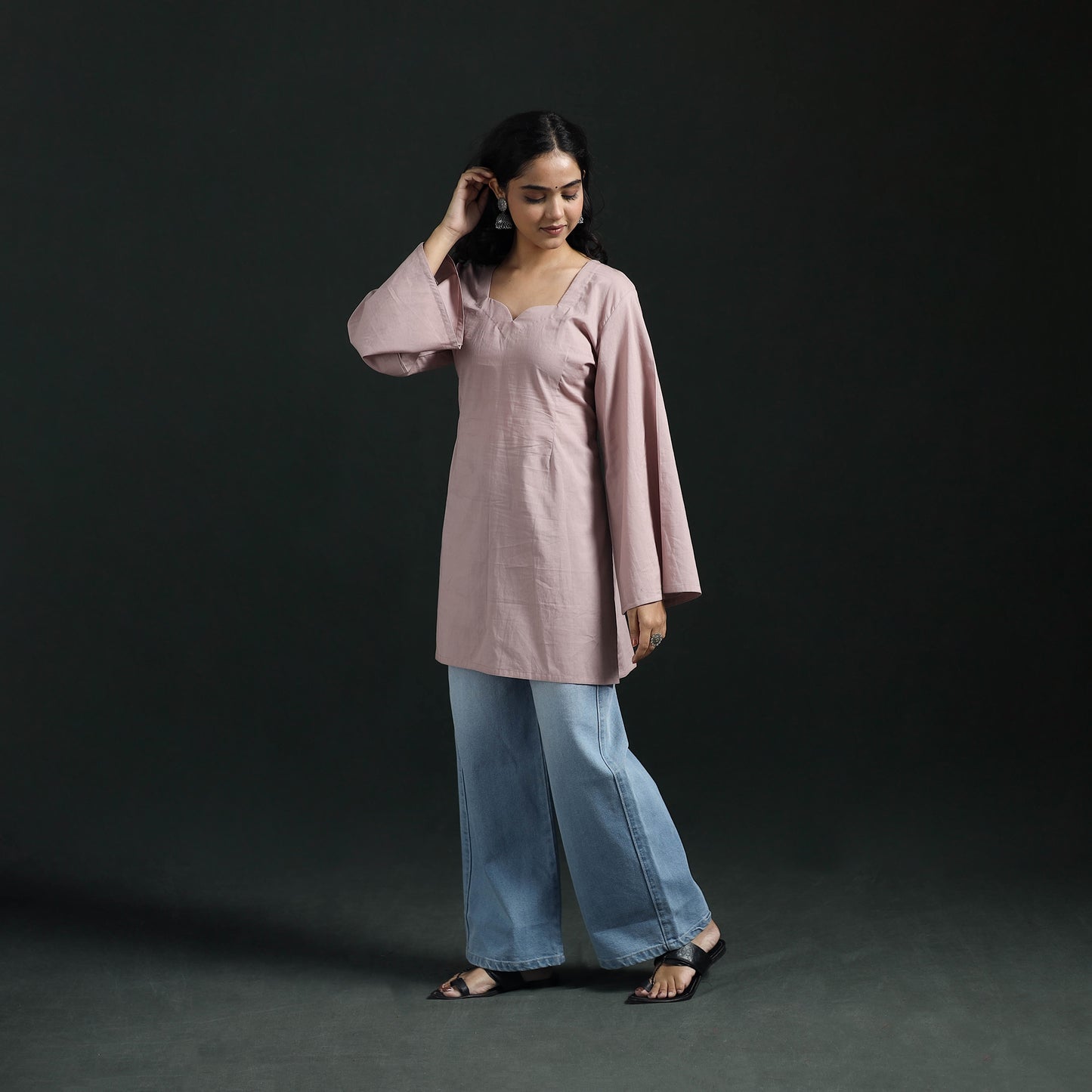 Plain Cotton Short Kurta for Women 24