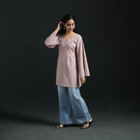Plain Cotton Short Kurta for Women 24