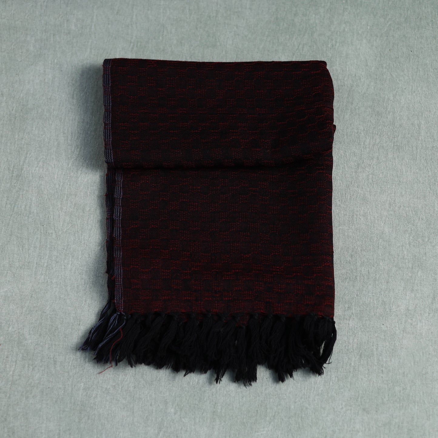 Kumaun Handwoven Pure Merino Wool Stole 37