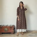  Ajrakh Block Printed Kurta