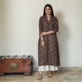  Ajrakh Block Printed Kurta