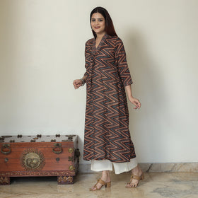  Ajrakh Block Printed Kurta