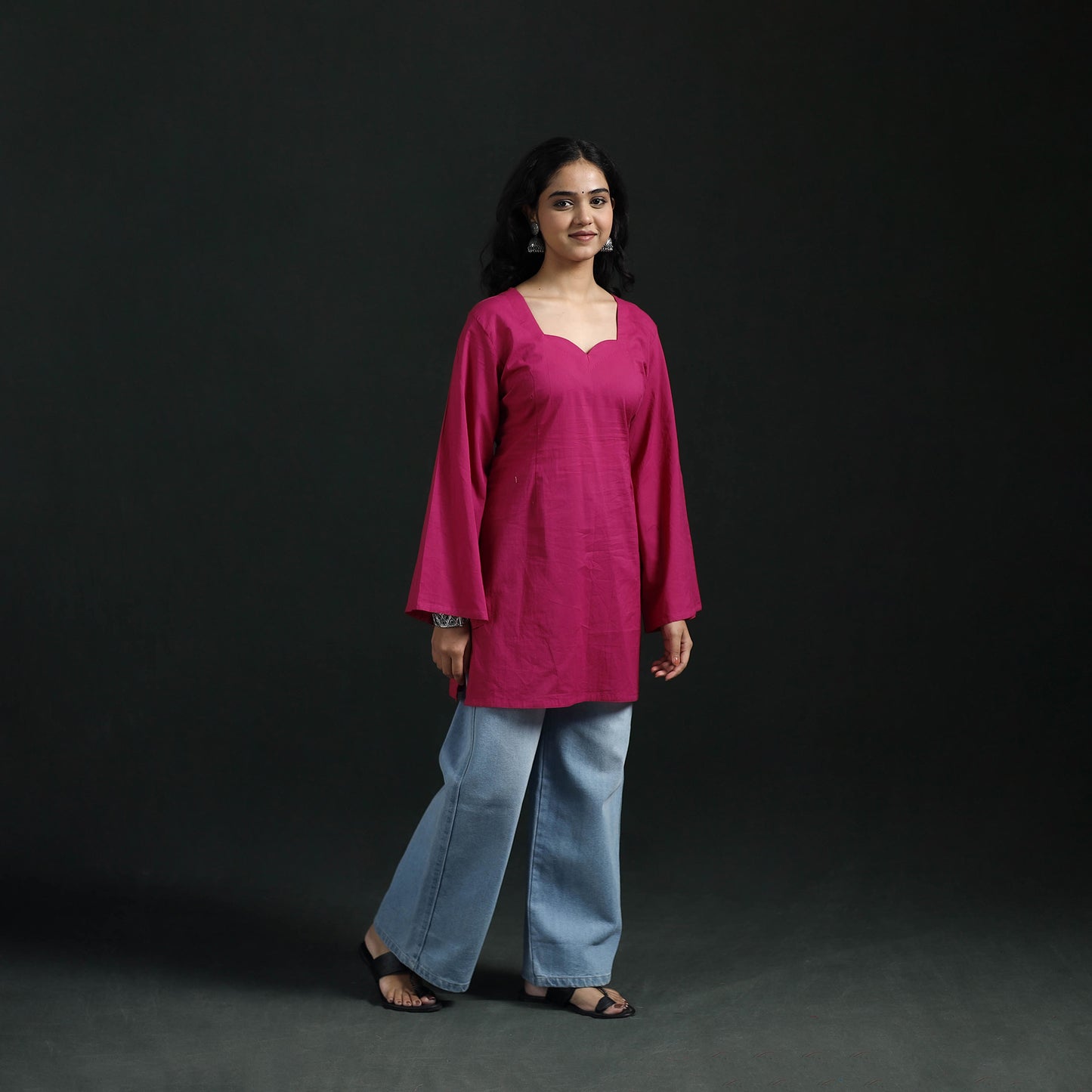Plain Cotton Short Kurta for Women 25