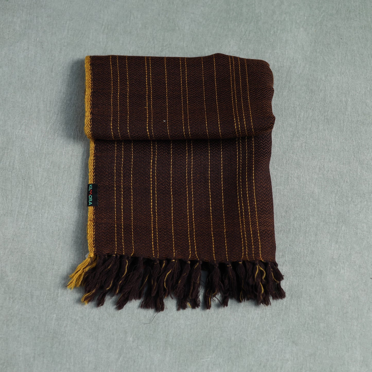 Kumaun Handwoven Pure Merino Wool Stole 31