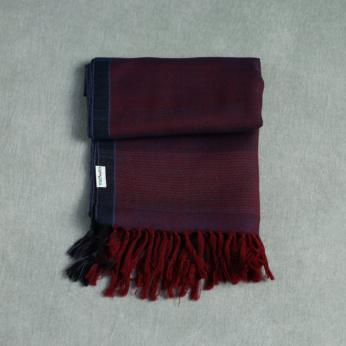 Kumaun Handwoven Pure Merino Wool Stole 28