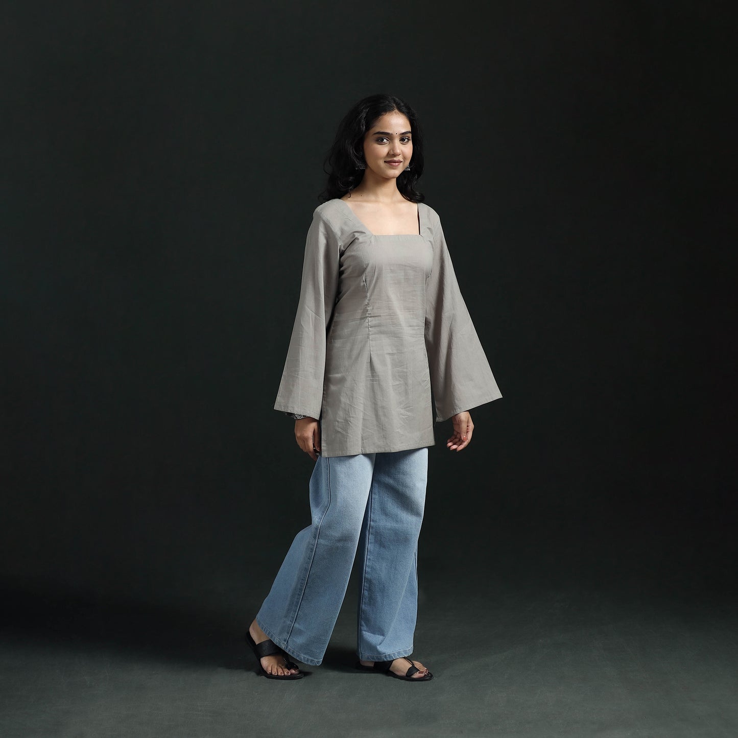 Plain Cotton Short Kurta for Women 19