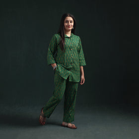 Pochampally Ikat Cotton Night Suit Set for Women 04
