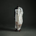 Handloom Chanderi Silk Handpainted Madhubani Dupatta with Zari Border 04