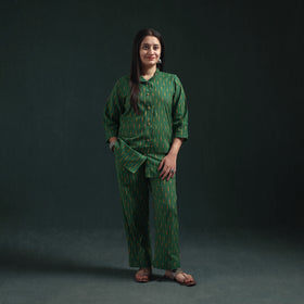 Pochampally Ikat Cotton Night Suit Set for Women 04