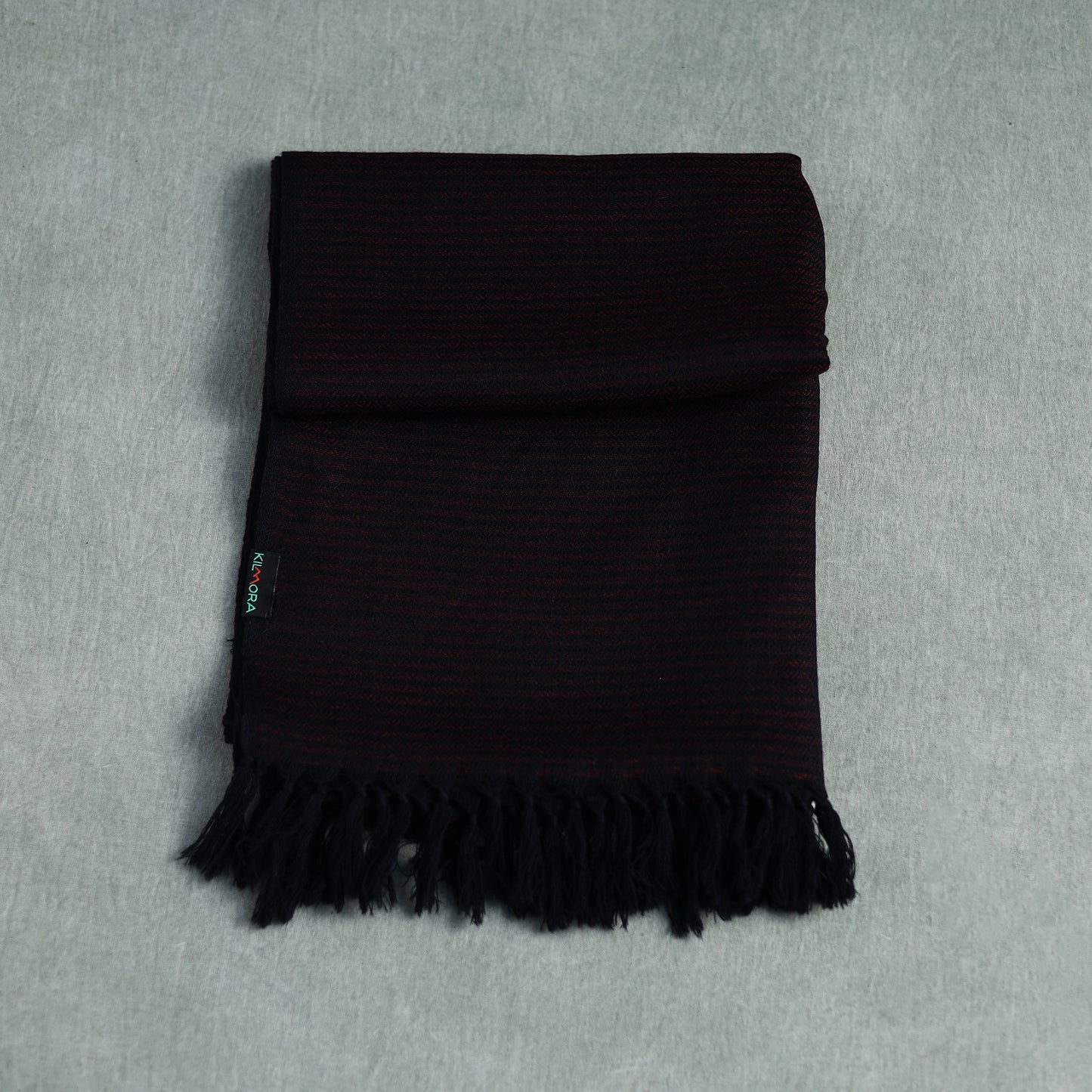 Kumaun Handwoven Pure Merino Wool Stole 19