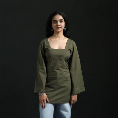 Plain Cotton Short Kurta for Women 20