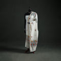 Handloom Chanderi Silk Handpainted Madhubani Dupatta with Zari Border 06