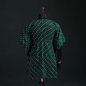 Bandhani Tie-Dye Cotton Kaftan (Medium) 34