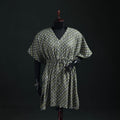 Bandhani Tie-Dye Cotton Kaftan (Medium) 35