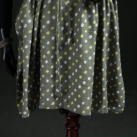 Bandhani Tie-Dye Cotton Kaftan (Medium) 35