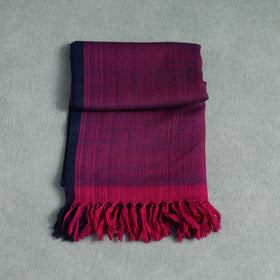 Kumaun Handwoven Pure Merino Wool Stole 08
