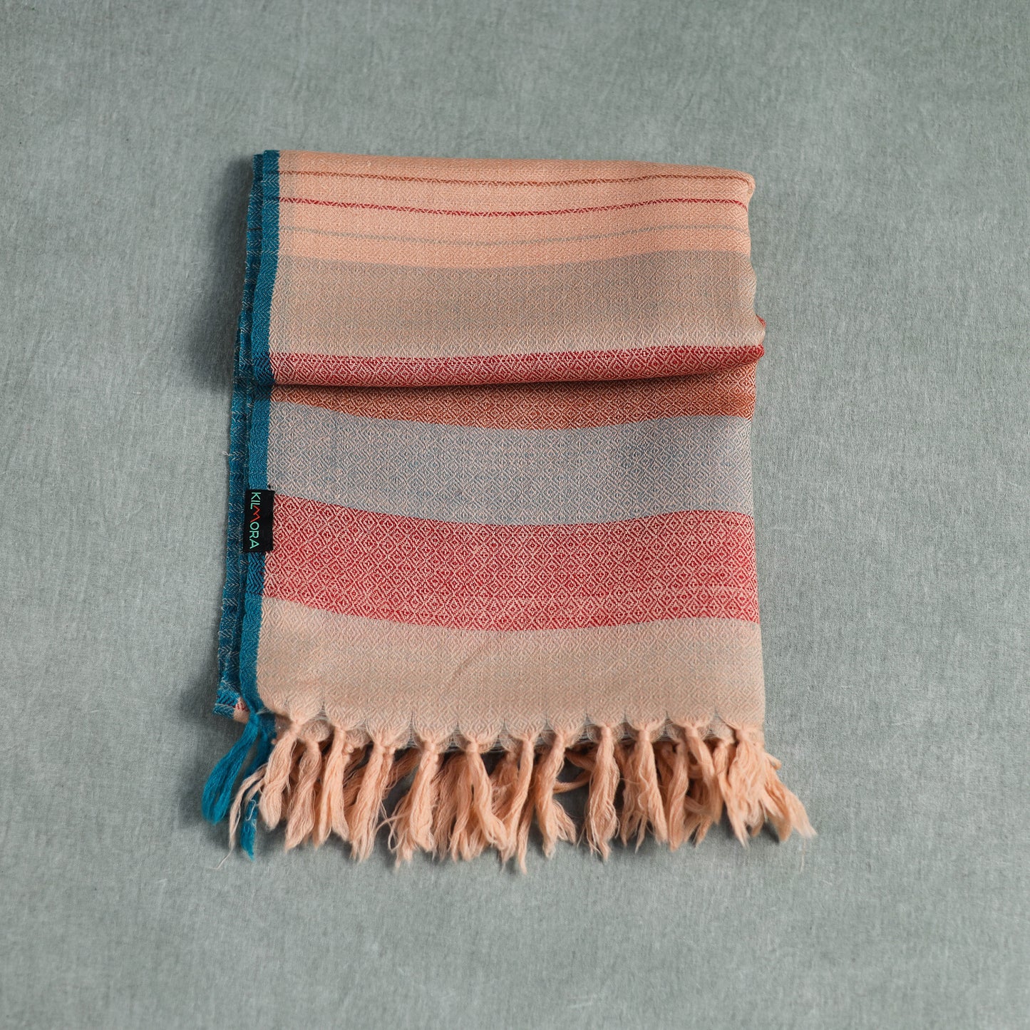 Kumaun Handwoven Pure Merino Wool Stole 05