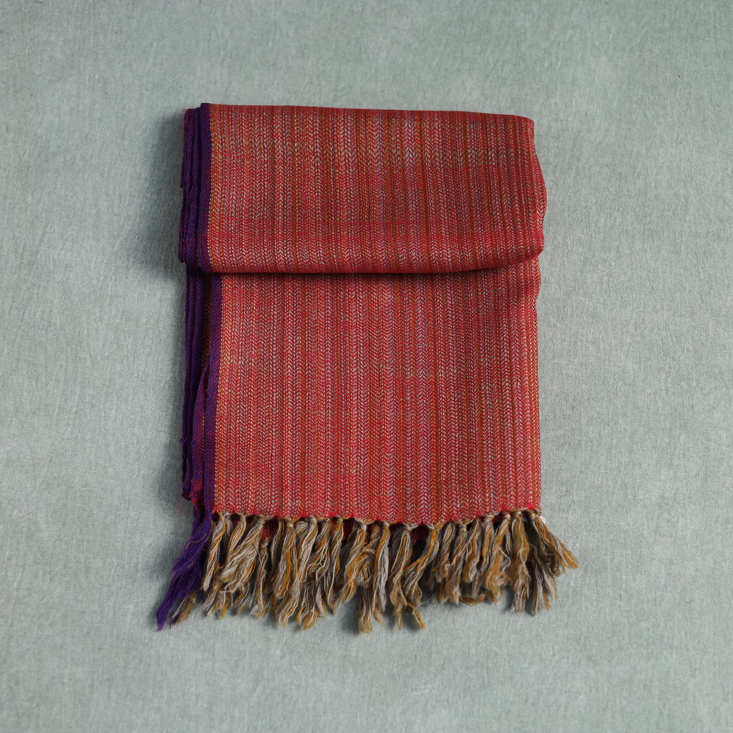 Kumaun Handwoven Pure Merino Wool Stole 02