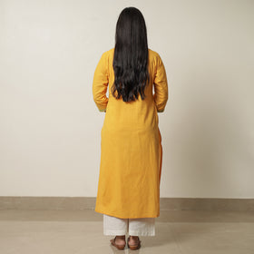  Dharwad Cotton Straight Kurta with Pipad Patchwork 11 