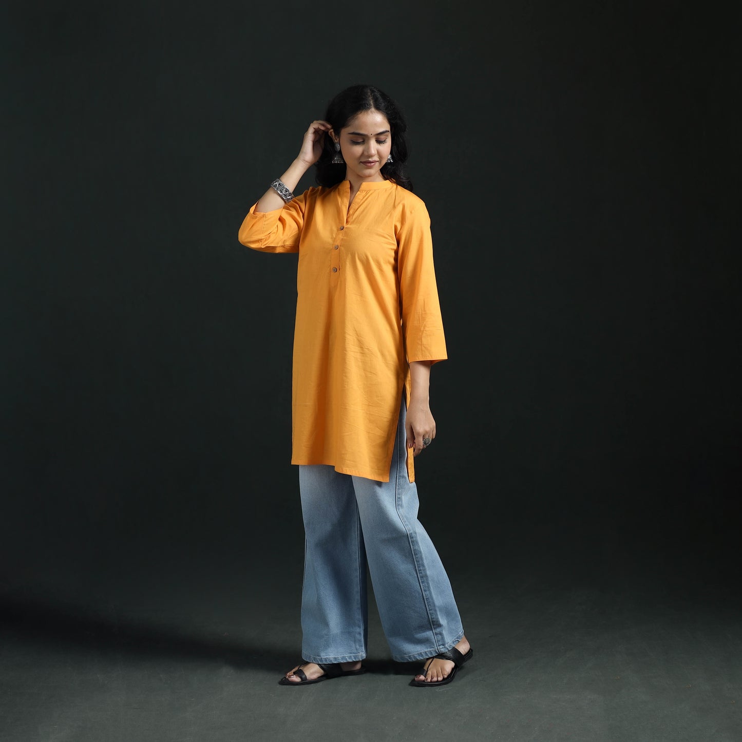 Plain Cotton Short Kurta for Women 28