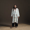 Kashmiri Heavy Sozni Hand Embroidered Handwoven Merino Wool Pheran 30