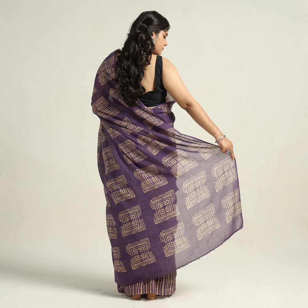 Batik Print Saree